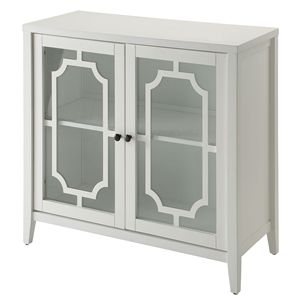 White 2-Door <b>Console</b> <b>Table</b> - Product Image 2