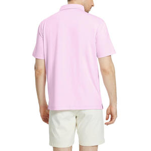 Polo de punto personalizado para hombre, de alta calidad, con botones, transpirable, de secado rápido, para deportes de verano, informal, para golf. - Product Image 6