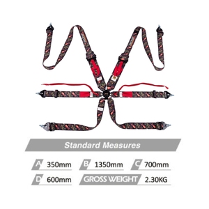Wholesale SPORT PLUS 5 FIA Approved Racing Belt 6 Point Harness With Ultra <b>Light</b> Adjuster Custom Logo Color OEM ODM Manufacturer - Product Image 1