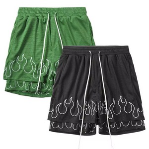 New Arrival Street Gym Quick Dry Cotton <b>Cargo</b> <b>Shorts</b> for Men-Breathable Fleece Comfort Elastic Waistband <b>Long</b> Drawstring - Product Image 6