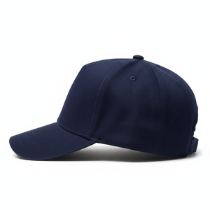 Casquette de baseball bleu marine personnalisable avec logo, 6 panneaux, en coton, style Dad Hat, non structurée, casquette de sport, boucle métallique réglable pour hommes et femmes, vente en gros - Product Image 5