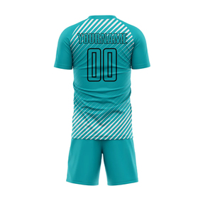 Vêtements d'équipe de football de haute qualité en promotion, faible MOQ, nouvelle arrivée, uniforme de football en sublimation couleur unie - Product Image 3