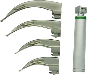 Macintosh Laryngoscope Set Stainless Steel Reusable Manual Veterinary Surgical Instruments CE Certified High-temperature - Product Image 2