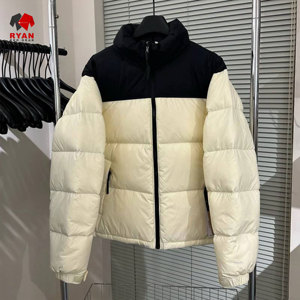 เสื้อแจ็กเก็ตขนเป็ดสำหรับผู้ชายเสื้อแจ็กเก็ตตัวยาวแบบปรับแต่งโลโก้ได้ - Product Image 1