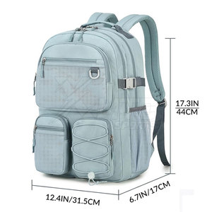 Strong Durable Polyester Fabric Elegant Design Large <b>Storage</b> Water-Proof Unisex Travel Backpack Zipper for Business Travel - Product Image 6