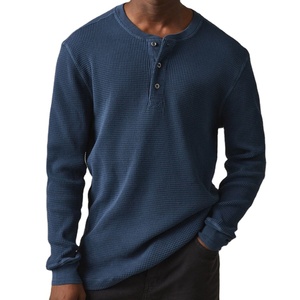 T-shirt Homme Tricoté à Manches Longues 100% Coton – Nouvelle Collection, Qualité Export, Prix Abordable, Personnalisable, Vente en Gros OEM - Product Image 1