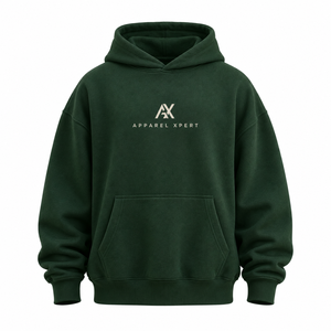 Custom Oversized Heavyweight <b>Pullover</b> Hoodie 500 GSM Cotton Fleece Drop Shoulder Streetwear Hoodie with Custom Logo for <b>Men</b> - Product Image 1