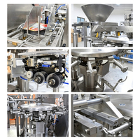 Machine d'emballage de grains de maïs avec peseuse multi-têtes à 6 servomoteurs pour le remplissage et la scellage automatiques de sachets préformés