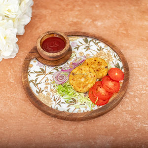 Bandeja de Madera Ecológica con Diseño Impreso Personalizado, Vajilla Decorativa, Apta para Lavavajillas y Microondas, Gran Venta - Product Image 4