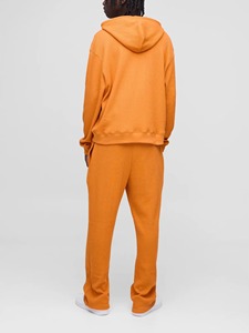 Nouvel Arrivage Hiver Ensemble Survêtement Homme Décontracté Uni en Coton 100% Effet Vieilli, Pantalon de Jogging et Sweat à Capuche Deux Pièces - Product Image 5