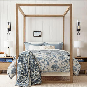 Muebles de Dormitorio Modernos de Madera Maciza de Alta Calidad, Cama con Dosel de Madera Tamaño King/Queen - Product Image 5