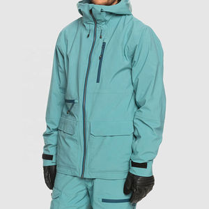 Veste de ski pour homme, design personnalisé, respirante, imperméable, vêtements de sport d'extérieur avec rembourrage pour les activités de ski - Product Image 5