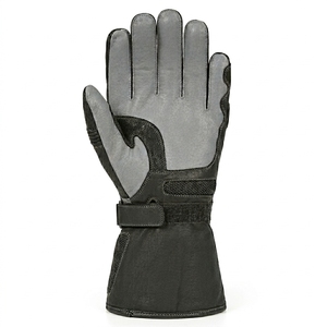 Guantes de Motociclismo de Cuero con Logotipo Personalizado, Protección Completa para los Dedos, Guantes de Motociclista con Protección Rígida en los Nudillos - Product Image 3