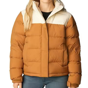 Chaqueta de Invierno para Mujer, Acolchada, con Capucha, Ligera, Impermeable, Resistente al Viento, para Uso Casual al Aire Libre, Moda OEM - Product Image 1