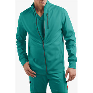 Vestes de travail pour hôpitaux de haute qualité Star Crystal Enterprises, confortables, avec fermeture éclair, pour infirmières et personnel médical. - Product Image 2