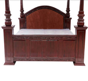 Cadre de lit en bois de luxe avec un design moderne combinant l'artisanat traditionnel pour élever votre espace - Product Image 4