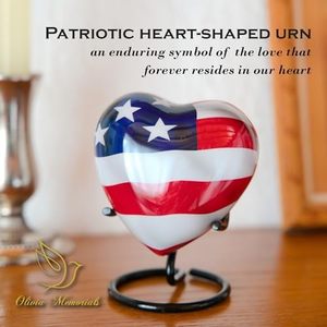 Elegant Aluminum Heart Shape <b>Keepsake</b> Urn Memorial <b>Ash</b> Holder Featuring Decorative Secure Closure And Polished Finish - Product Image 3