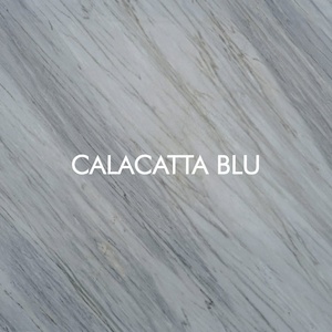 Indu phong cách Ý Carrara đá cẩm thạch sàn gạch calacatta Blu đá cẩm thạch trắng đá pha lê trắng đá tự nhiên sàn inddo - Product Image 4