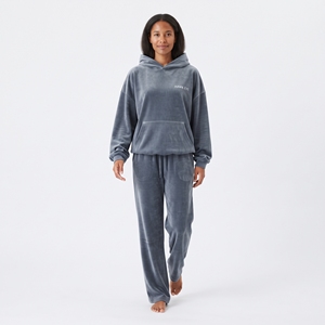 Trending 2026 Women's Breathable Cotton Oversized <b>Hoodie</b> Sweatpants Set Custom Pullover Gym <b>Running</b> Casual Tracksuit - Product Image 3