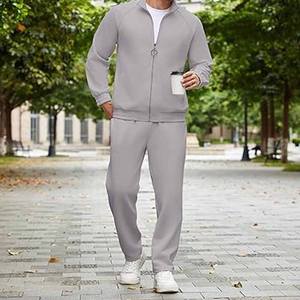 Conjunto Deportivo Casual para Hombre al por Mayor, Dos Piezas, con Logotipo Personalizado, Pantalones Deportivos con Logotipo Bordado - Product Image 4