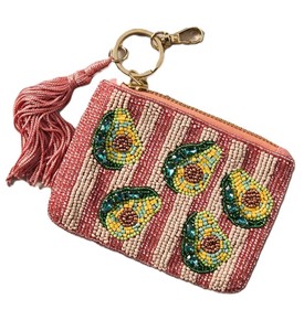 New Arrival Embroidery Glass Seed Beaded Coin Purse Glass Design Pattern Daily Use For Gifting Parties Decorative Fashion Wallet - Product Image 3
