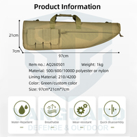 Étui tactique multi-poches personnalisé de 38 pouces, anti-vol, léger, résistant à l'eau, en nylon, avec bandoulière, pour la chasse