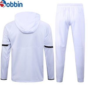 Top Trend <b>White</b> <b>Men</b> Clothes Winter Tracksuits Outfit <b>Men's</b> Sportswear Soccer Hooded <b>Jacket</b> Set Casual Outdoor Hoodie Tracksuit - Product Image 2