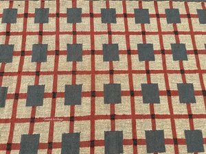 Tapis Kilim indien en laine et jute tissé à la main, motif géométrique moderne à carreaux, Dhurrie pour la décoration du salon et de la chambre - Product Image 3