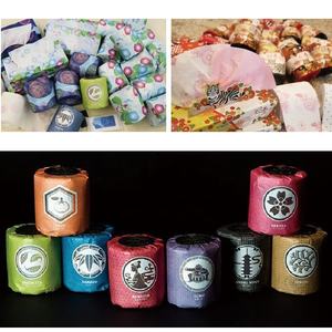 Papier toilette écologique en pulpe recyclée fabriqué au Japon 'Joyeux Nouvel An' 2023, vente chaude, 1R 27,5m W, rouleau de papier toilette en gros, cadeau - Product Image 6