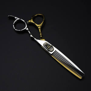 Ciseaux de coiffure 6'' en acier inoxydable JP, ensemble de ciseaux de barbier professionnels pour la coupe de cheveux, avec sac inclus - Product Image 1