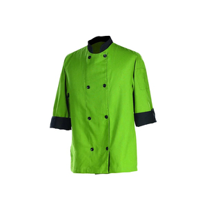 Chaqueta de Chef Profesional Roja de Doble Botonadura, 100% Algodón Tejido, Unisex, Manga Larga, Logotipo Personalizado, Uniforme de Cocina de Restaurante - Product Image 2