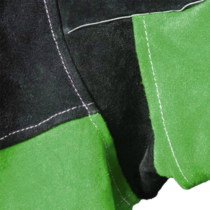 Veste de soudeur en cuir la plus vendue, logo personnalisé, résistante, ignifuge et protectrice pour le corps, pour hommes. - Product Image 5