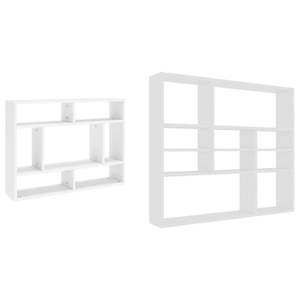 ชั้นวางของติดผนังไม้เอ็นจิเนียร์สีขาว 29.5x6.3x21.7 นิ้ว - Product Image 4