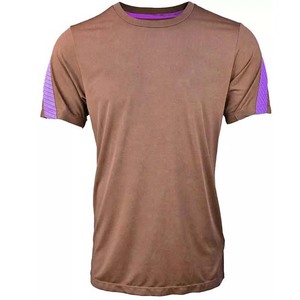 Men's Crew Neck Soccer Jersey Short Sleeve Moisture Wicking Polyester Athletic Fit Solid Color All Seasons Sport Apparel - Product Image 5