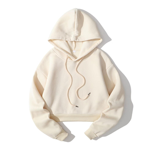 Sudadera Corta de Alta Calidad para Mujer, Sudadera Corta Moderna para Gimnasio y Uso Casual, Sudadera con Capucha Corta a la Moda - Product Image 4