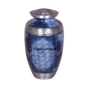 Urne funéraire en métal simple faite à la main, enduit de poudre noire, fournitures funéraires de vente chaude nouvellement à la mode - Product Image 6