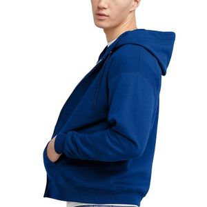 Sweat-shirts à capuche zippés pour hommes de haute qualité, logo personnalisé OEM, sweats en molleton de coton en gros, prix d'usine Pakistan - Product Image 3