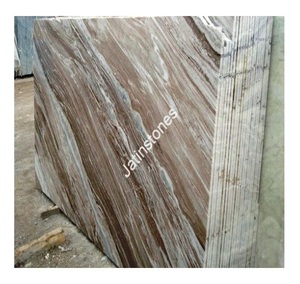 Torrent Brown <b>Marble</b> Desert Flow Texture Stone Slab for Wash Basin Top Feature Panel Hallway Paving Indoor Decor Tile Use - Product Image 1