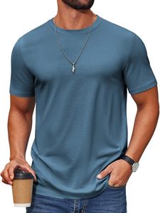 Mens <b>Athletic</b> Performance T Shirt Quick Dry Moisture Wicking Breathable Gym Fitness Running Sportswear Lightweight Activewear - Product Image 6