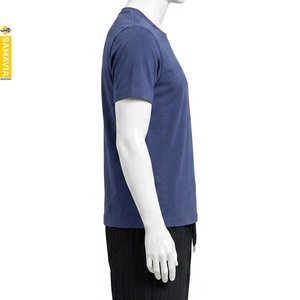 Bespoke Customized Samavia Men's Summer Workout Two-Piece <b>Set</b> Ultra Thin <b>Knitted</b> Pants Light Top V-neck Loose Fit Quick T-Shirt - Product Image 3