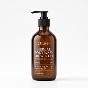 Gel Douche Corporel Herbal Hydratant Parfum Boisé Moussant 250ml pour Peaux Sensibles - Soins Personnels Bain & Soin de la Peau - Product Image 1