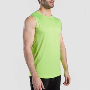 Men's Workout Gym Tank <b>Top</b> Custom Stretch Breathable 100% Cotton Washed Sports Muscle USA Size Custom Logo - Product Image 4