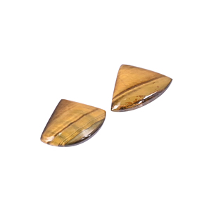 Pierre précieuse naturelle œil de tigre, 18,7 carats, fantaisie, 20x14 mm, cabochon à dos plat pour la fabrication de bijoux |   1 pièce |   Ishu Gems ZA - Product Image 2