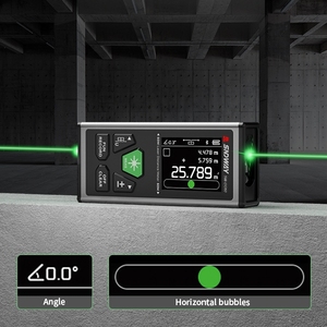 स्ंडवे डुअल रेंजफाइंडर चुंबकीय रंग बैकलिट एलसीडी डिस्प्ले 656फीट/200 मीटर रिचार्जेबल कोण सेंसर अनुकूलित दूरी मीटर - Product Image 4