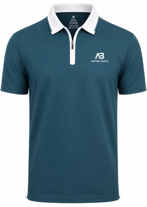 Camiseta de Manga Corta Casual para Hombre, Marca AMY, 100% Algodón, Corte Regular, Lisa, con Logotipo Personalizado al por Mayor - Product Image 4