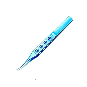 McPherson Angled Tying Forceps Steel Ophthalmic Micro Suture Tying Tool Surgical Instruments CE ISO Mark By <b>Blush</b> Surgical - Product Image 1
