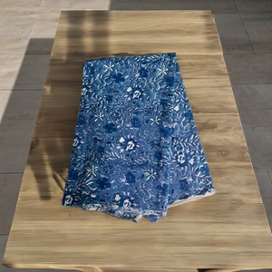 Tela de Algodón Estampada a Mano 100%, Suave, Transpirable, Material Natural, Venta al por Mayor, India SOUL JAIPUR, Hilo Peinado 60S para Niñas - Product Image 3