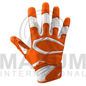 Nouveau style, faible MOQ, gants de football américain personnalisés pour la protection des mains, gants de football américain avec protection de la paume, gants de réception de football américain - Product Image 3