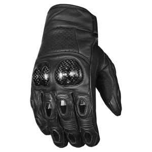 Gants de moto Samroz Sports en cuir véritable de haute qualité, respirants, écologiques, compatibles écran tactile, avec doublure en nylon antidérapante, protection poignet quatre doigts - Product Image 1