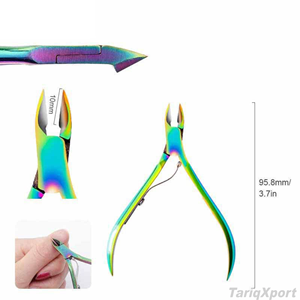 Cortacutículas Profesional de Lujo de Acero Inoxidable con Mango Ergonómico, Mandíbula Ancha y Afilada, Herramienta Portátil para el Cuidado de Uñas de Pies y Manos Gruesas - Product Image 2